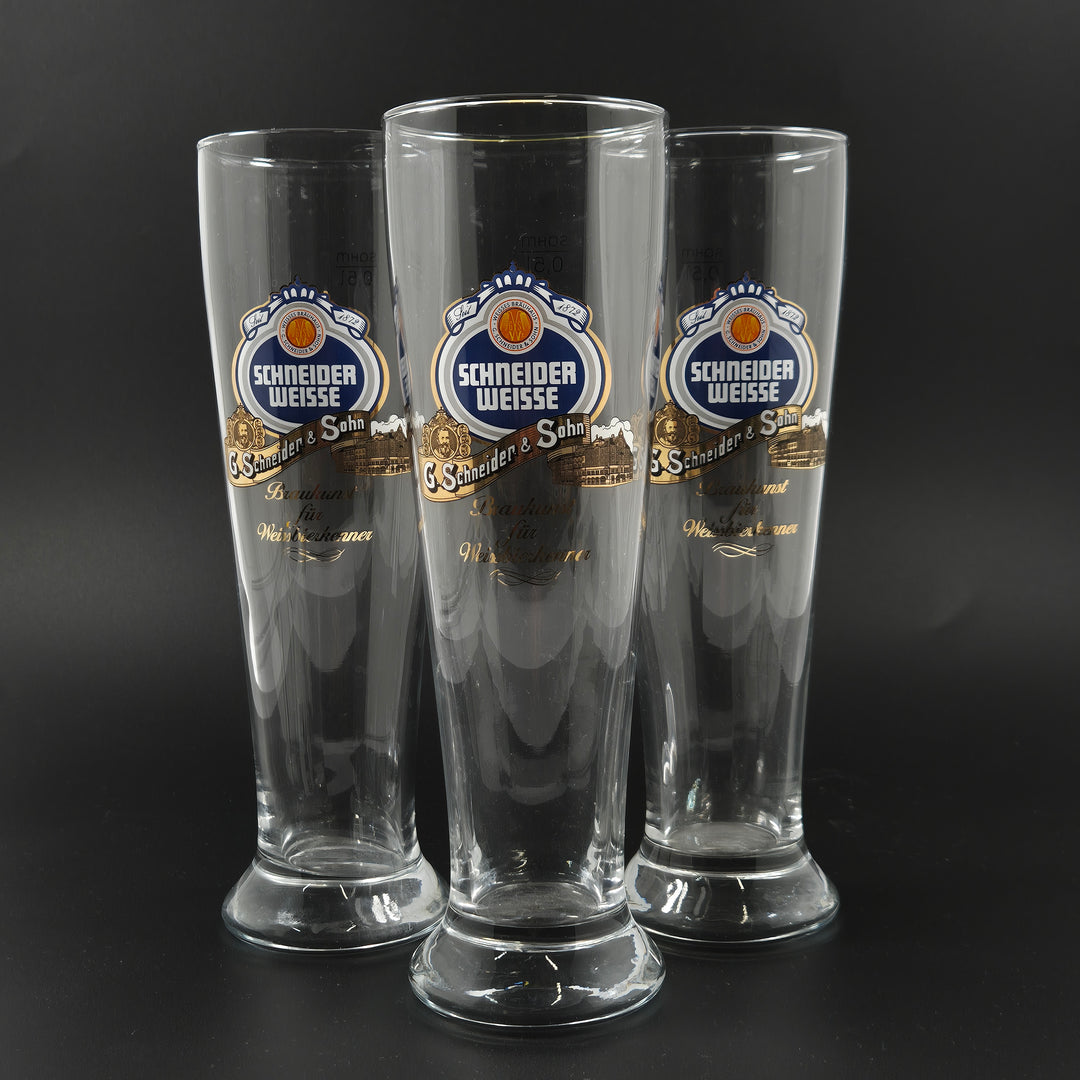 Schneider Weisse klassiska veteölsglas 3 pack