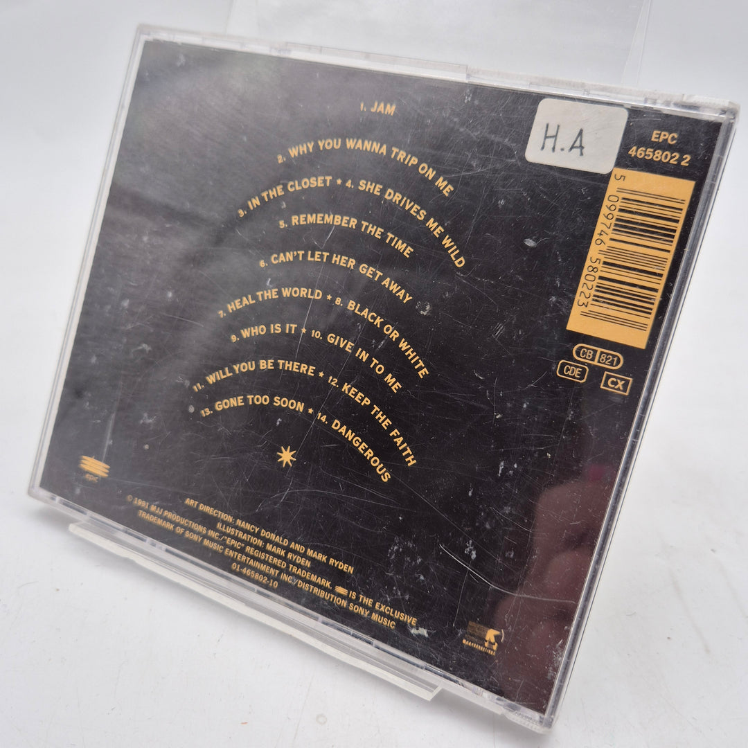 Michael Jackson Dangerous retro CD-album