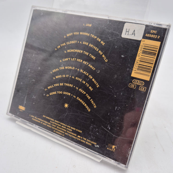 Michael Jackson Dangerous retro CD-album
