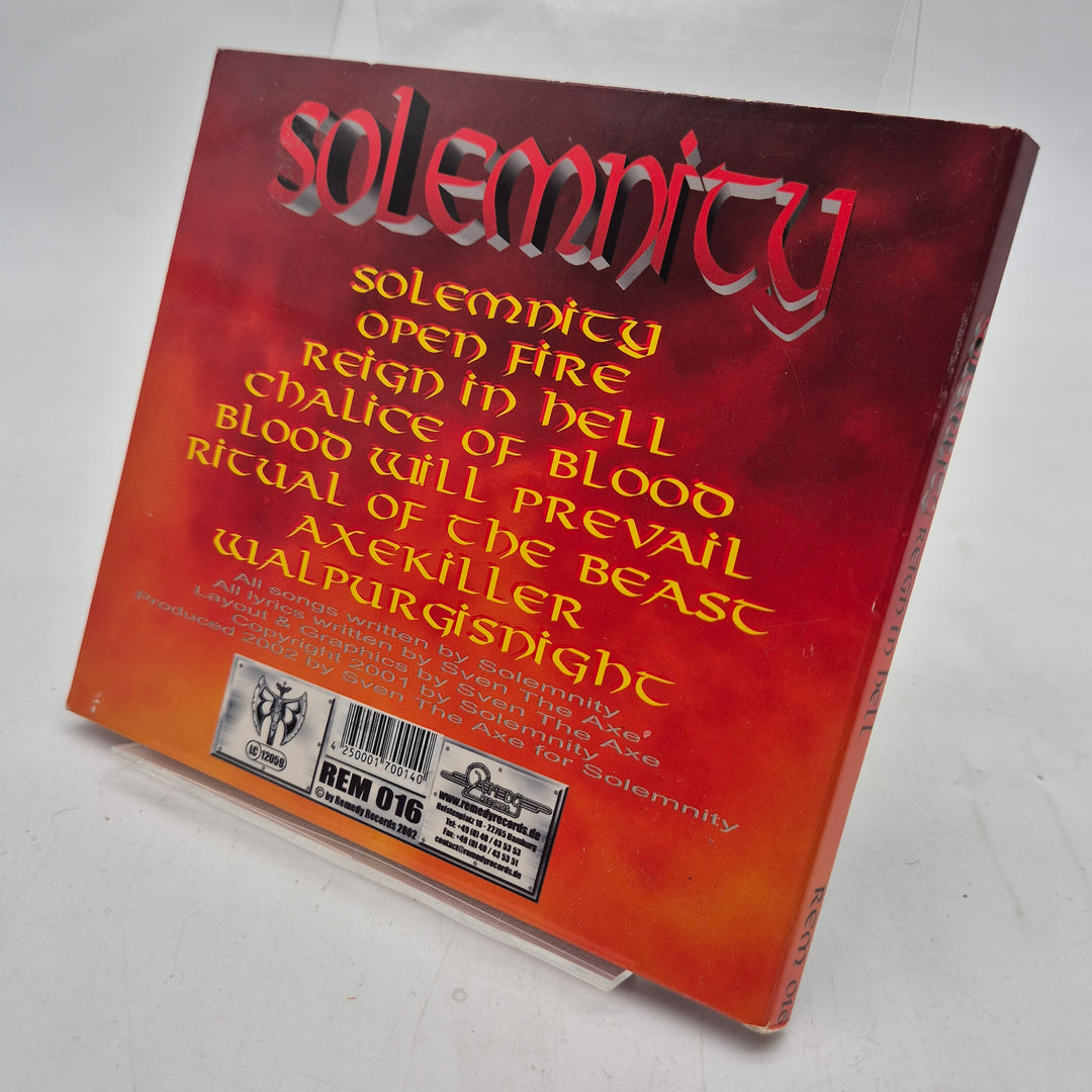 Solemnity Reign in Hell CD heavy metal