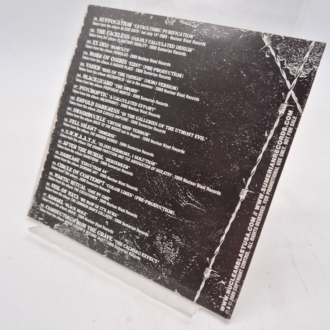 CD promotionskiva extrem metal 2009 Nuclear Blast
