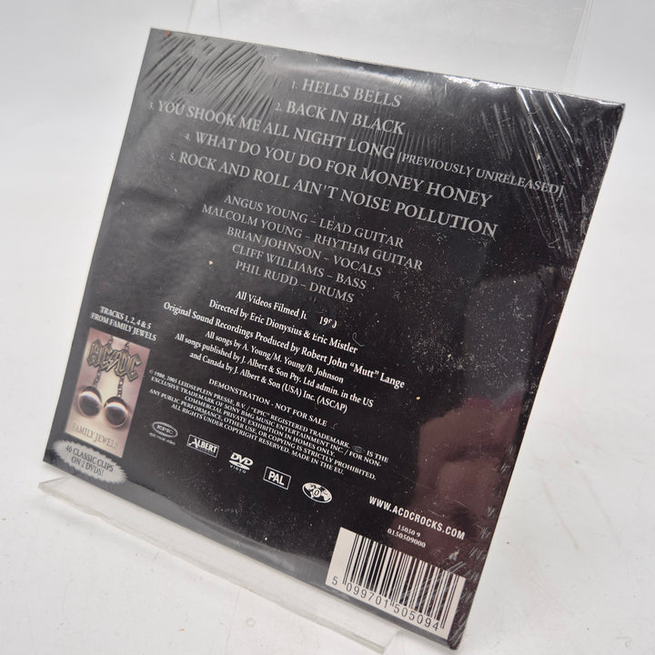ACDC Back In Black musikvideo DVD samlarutgåva