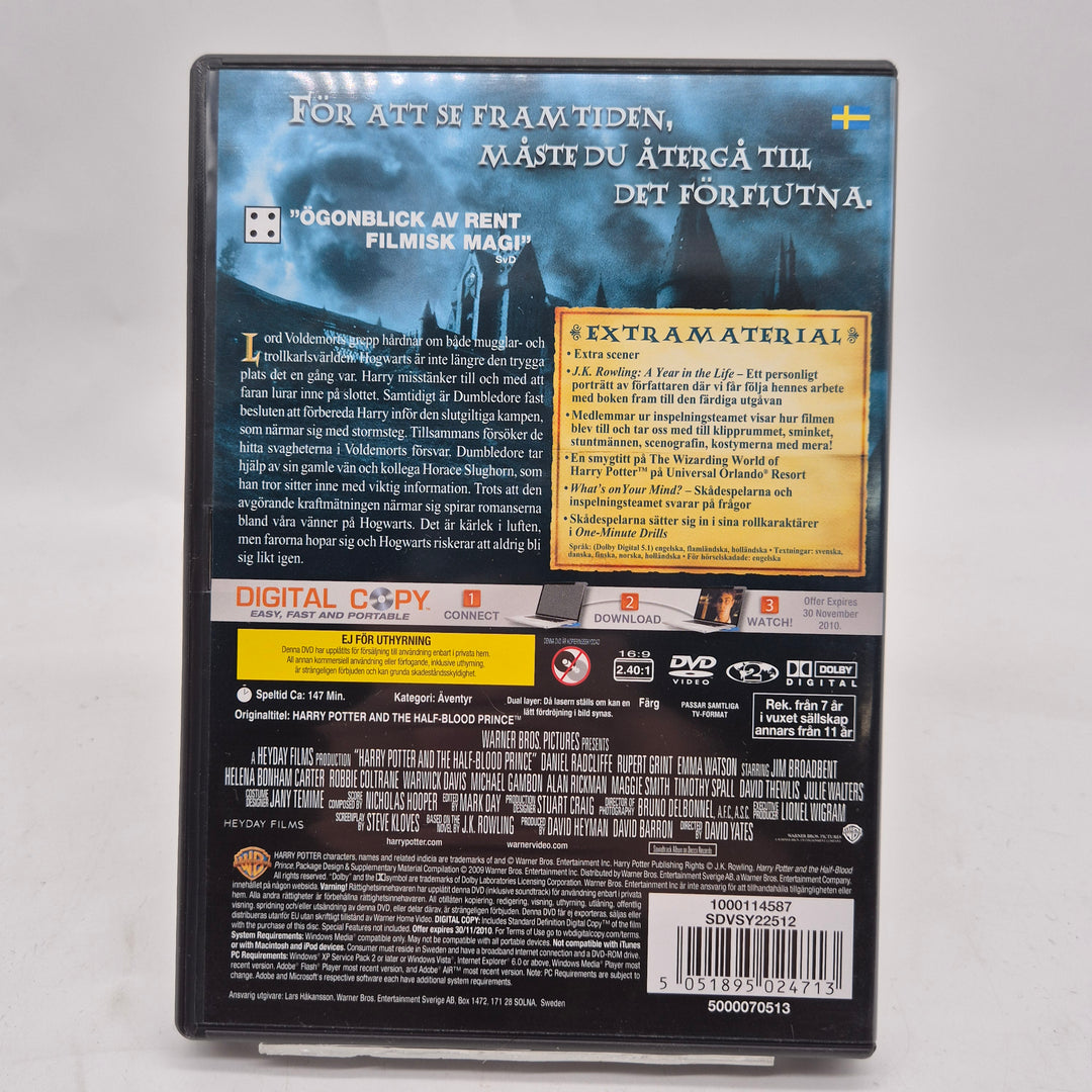 Harry Potter Halvblodsprinsen DVD tvådisc specialutgåva