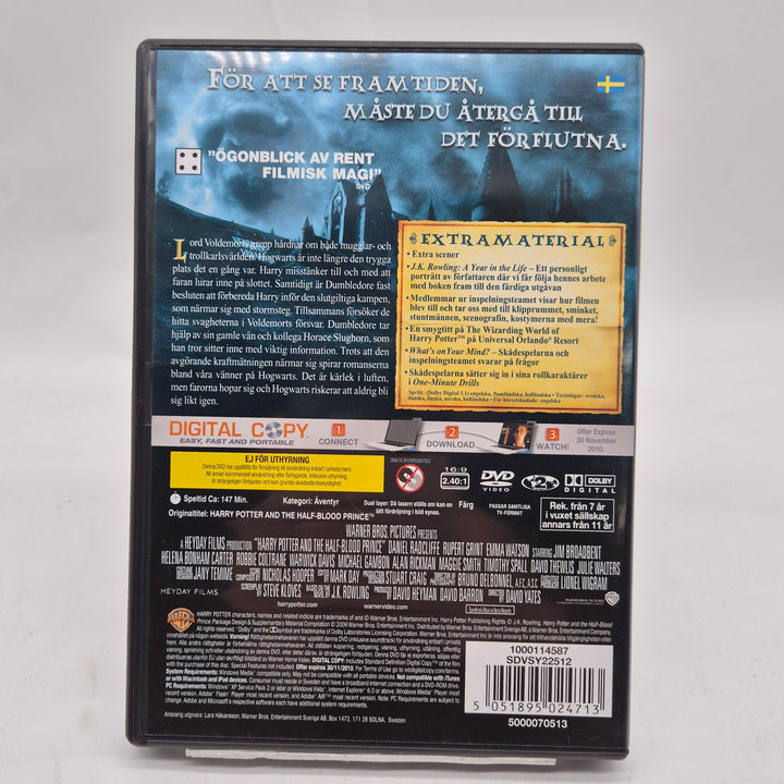 Harry Potter Halvblodsprinsen DVD tvådisc specialutgåva
