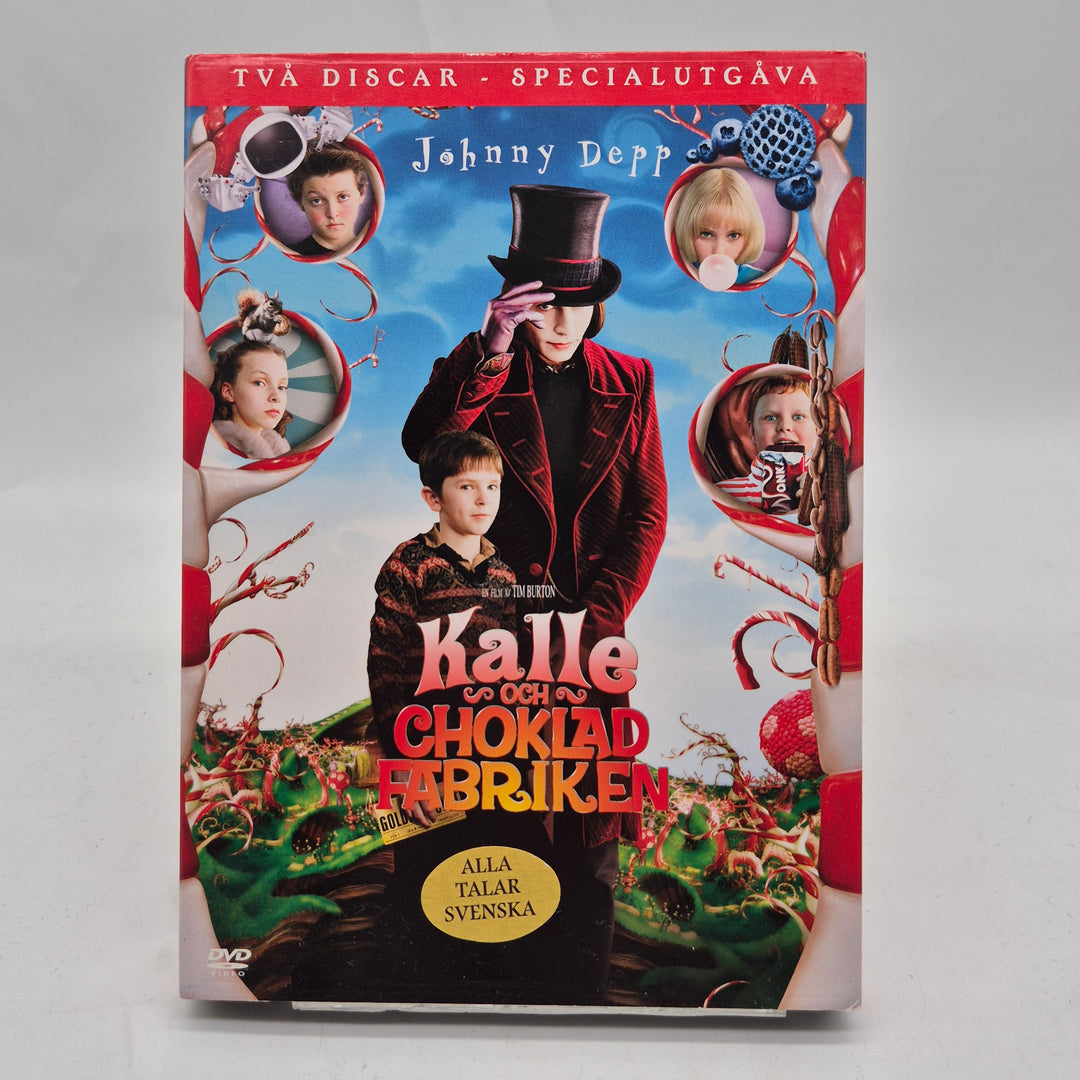 Kalle och chokladfabriken tvådisc specialutgåva DVD