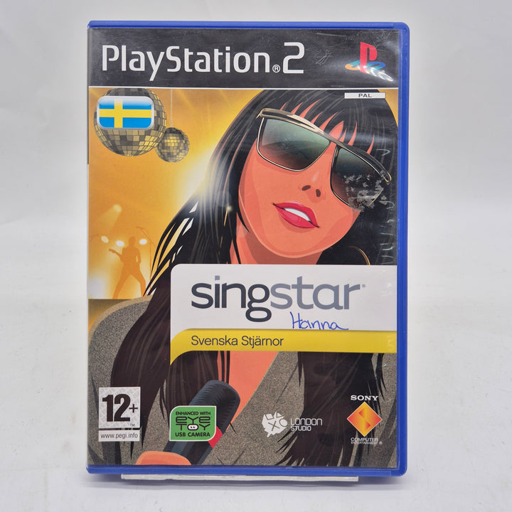 SingStar Svenska Stjärnor PS2 retro karaokespel