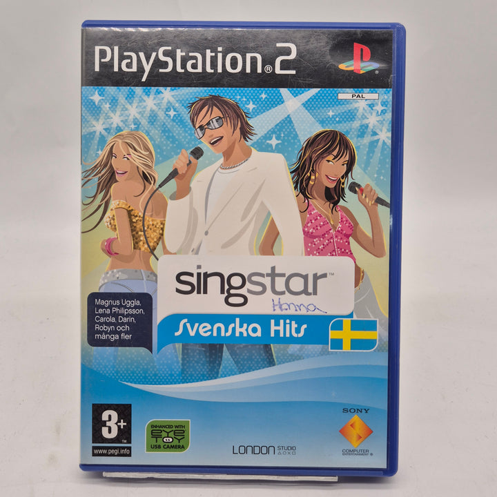 SingStar Svenska Hits karaokespel PS2 retro