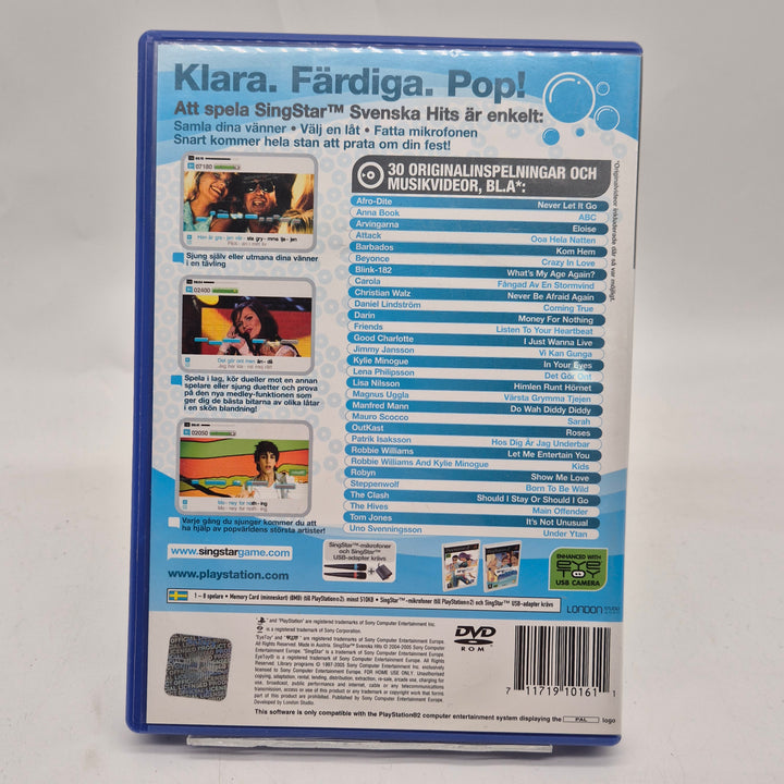 SingStar Svenska Hits karaokespel PS2 retro