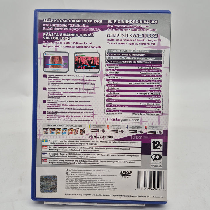 SingStar Anthems karaokespel PS2 retro begagnat