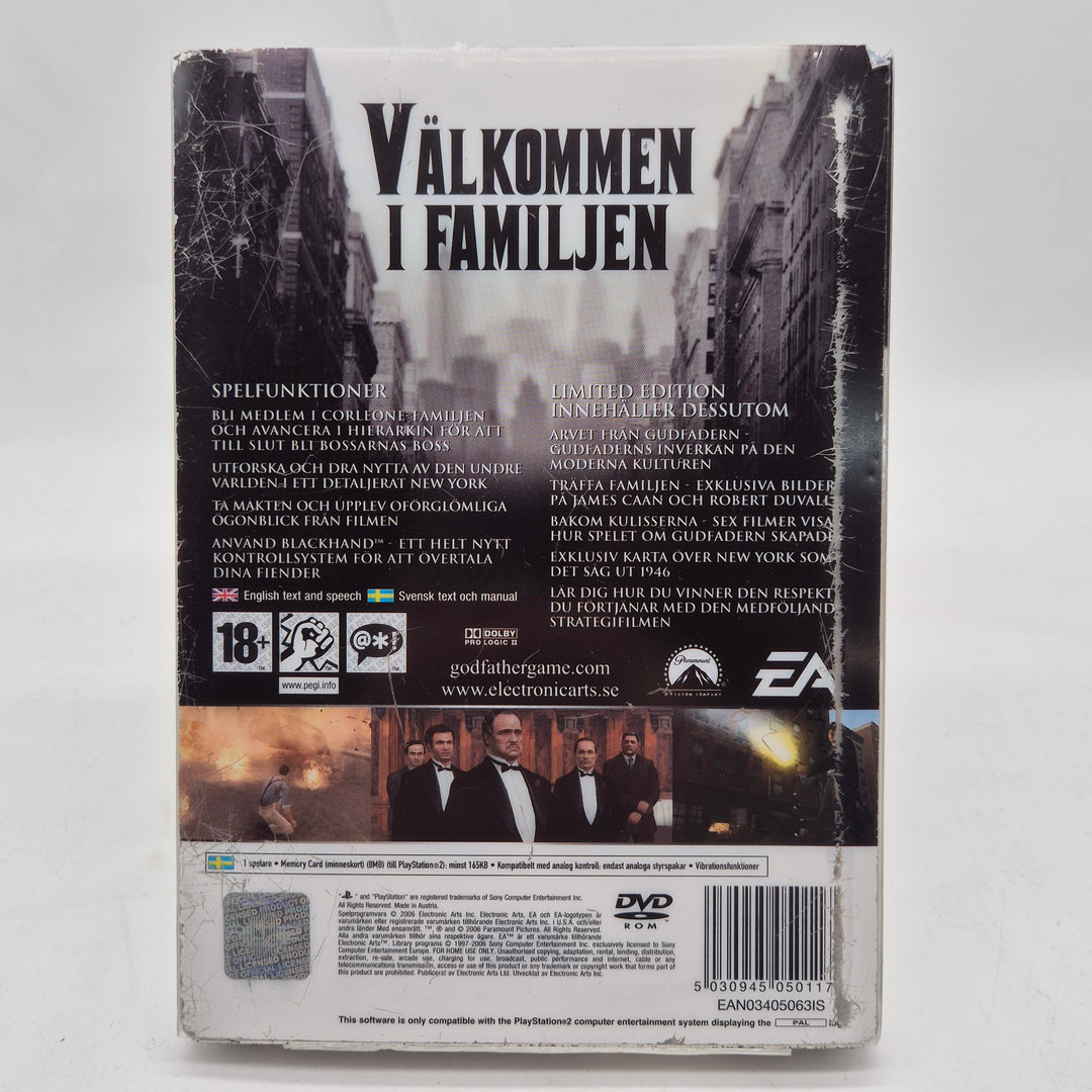 Gudfadern Limited Edition PS2 samlarbox retro