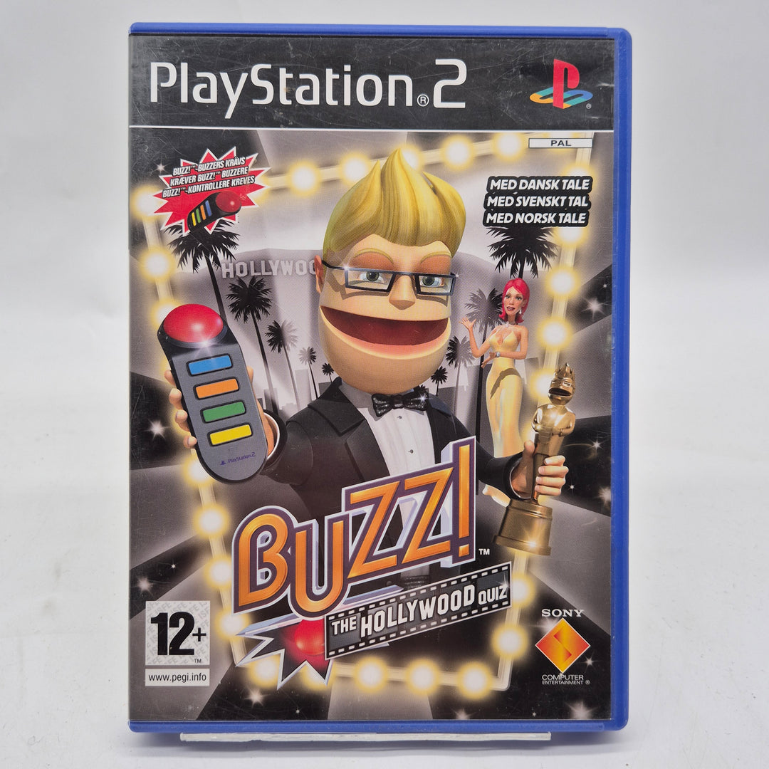 Buzz The Hollywood Quiz retro PS2-spel