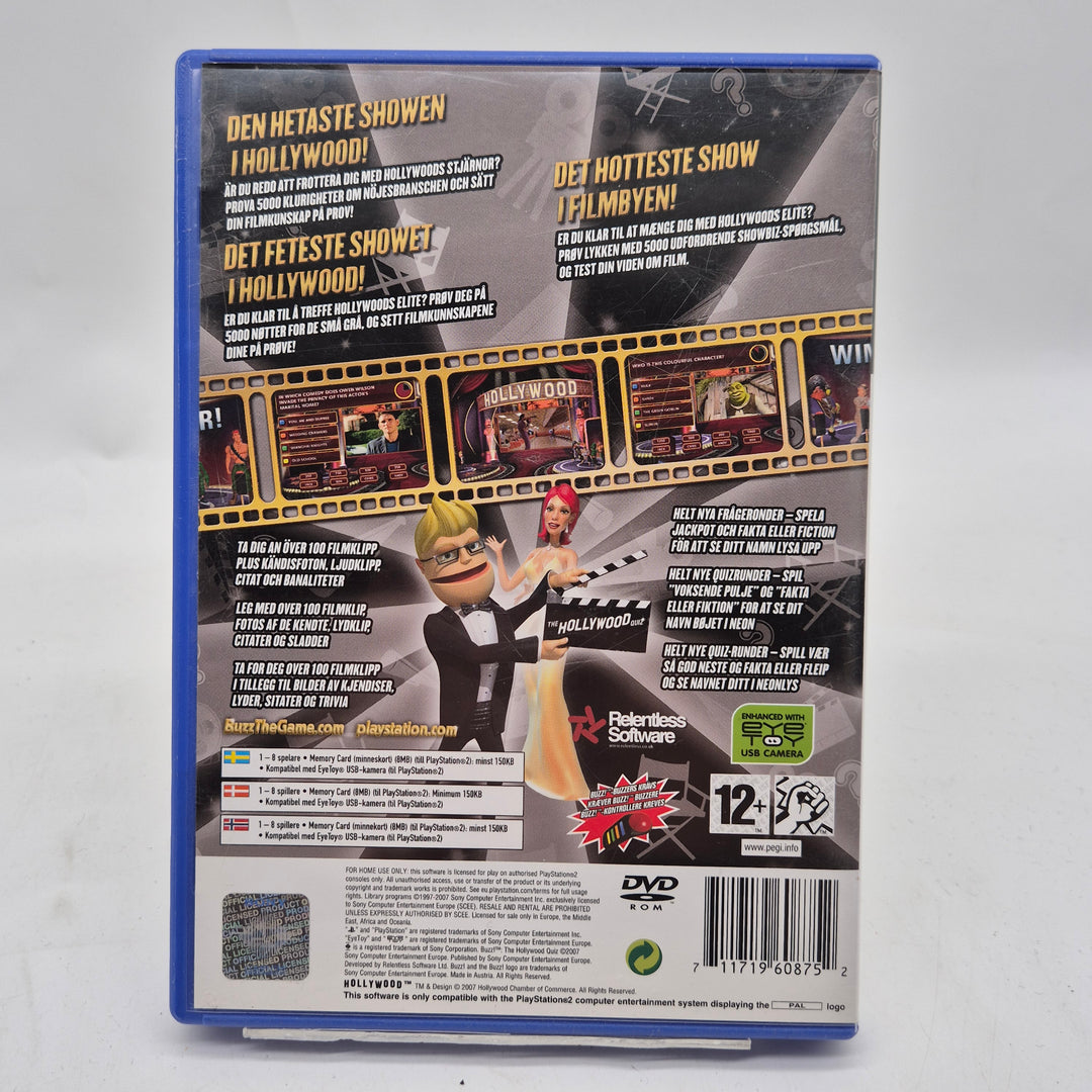 Buzz The Hollywood Quiz retro PS2-spel