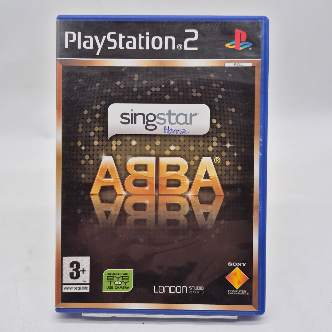 SingStar ABBA karaokespel retro till PS2