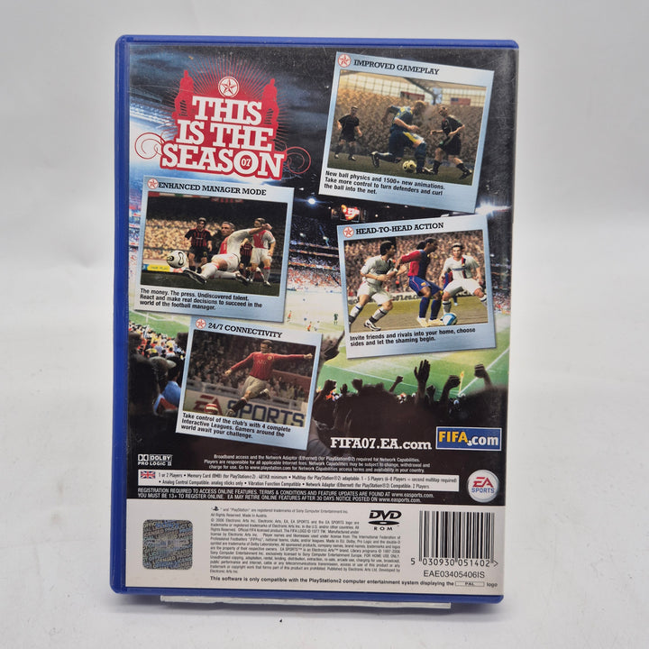 FIFA 07 retro fotbollsspel PlayStation 2 EA