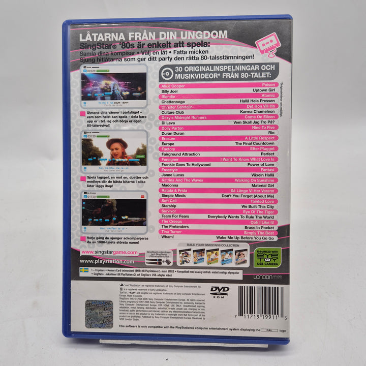 SingStar 80s karaokespel retro PlayStation 2