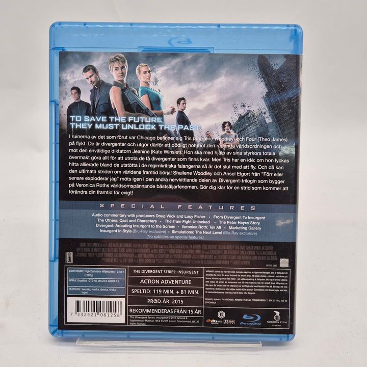 Insurgent Blu ray sci fi action begagnad