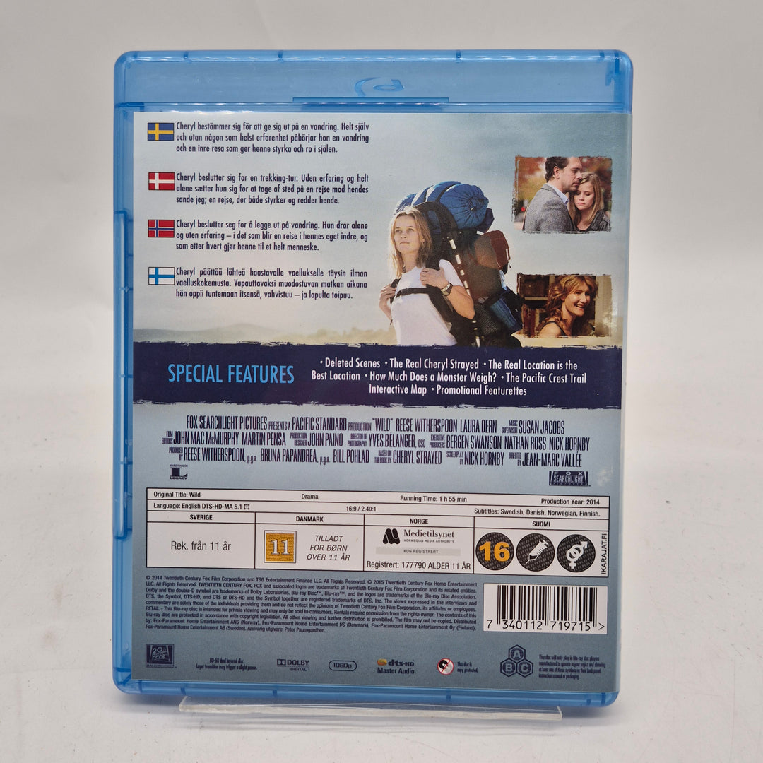 Wild Blu-ray drama med Reese Witherspoon begagnad