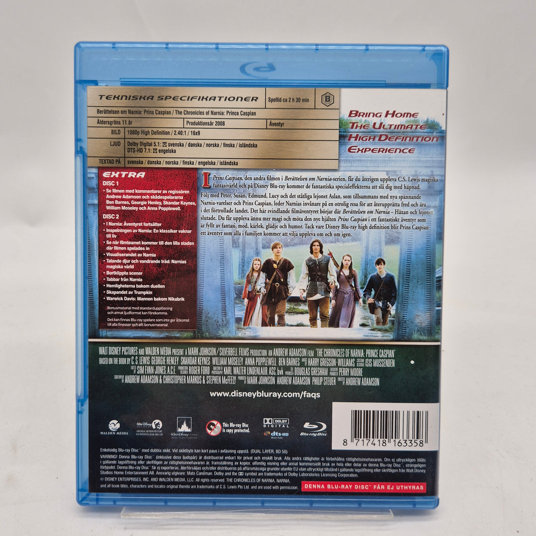 Narnia Prins Caspian Blu-ray 2-disc begagnad
