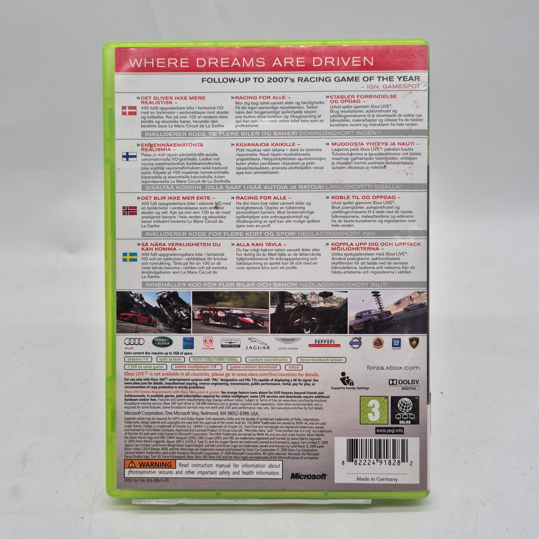 Forza Motorsport 3 Xbox 360 begagnat spel