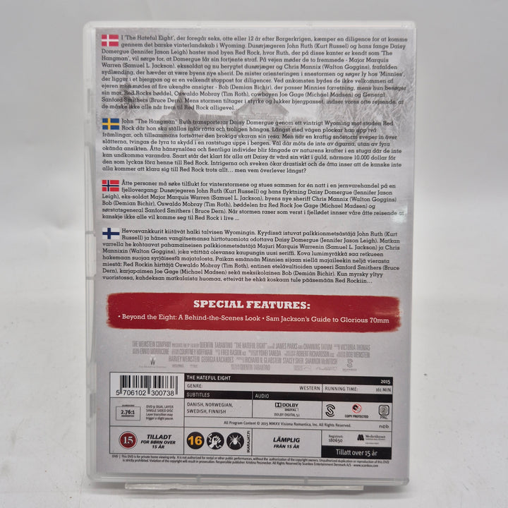 The Hateful Eight 2 disc DVD specialutgåva