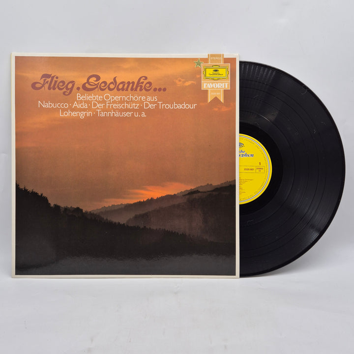 Retro LP klassiska operakörer Deutsche Grammophon