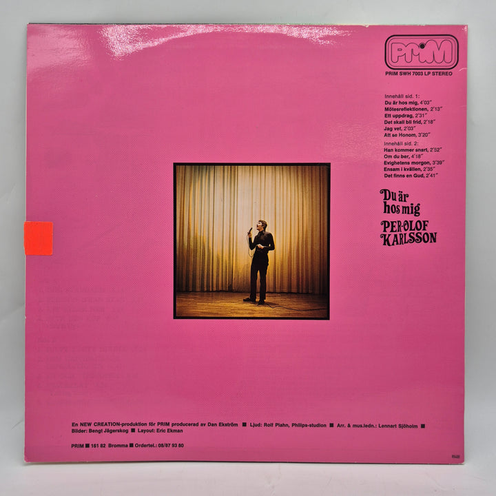 Retro LP Per-Olof Karlsson Du är hos mig