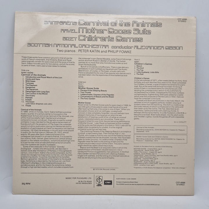 Retro vinyl LP klassisk orkestermusik Scottish National Orchestra
