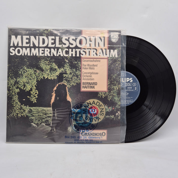 Mendelssohn Sommarnattsdröm retro vinyl LP Philips