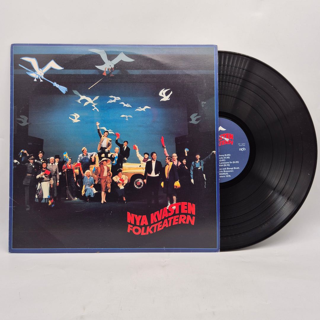 Retro vinyl LP Nya Kvastens Folkteatern 1978