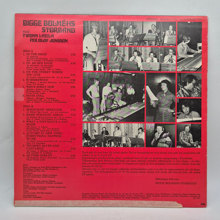 Retro LP Bigge Bolméhs Storband Satin Doll