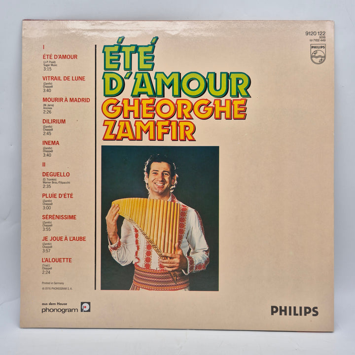 Gheorghe Zamfir Été d’Amour retro LP Philips