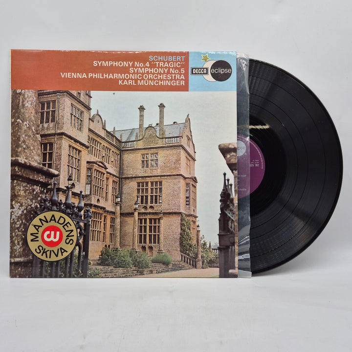 Schubert symfonier 4 och 5 retro LP