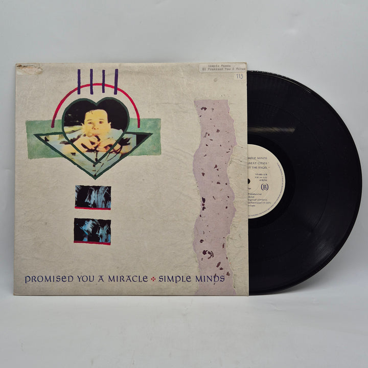 Simple Minds vinylsingel Promised You A Miracle retro