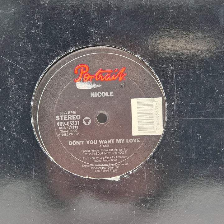 Nicole Dont You Want My Love retrovinyl