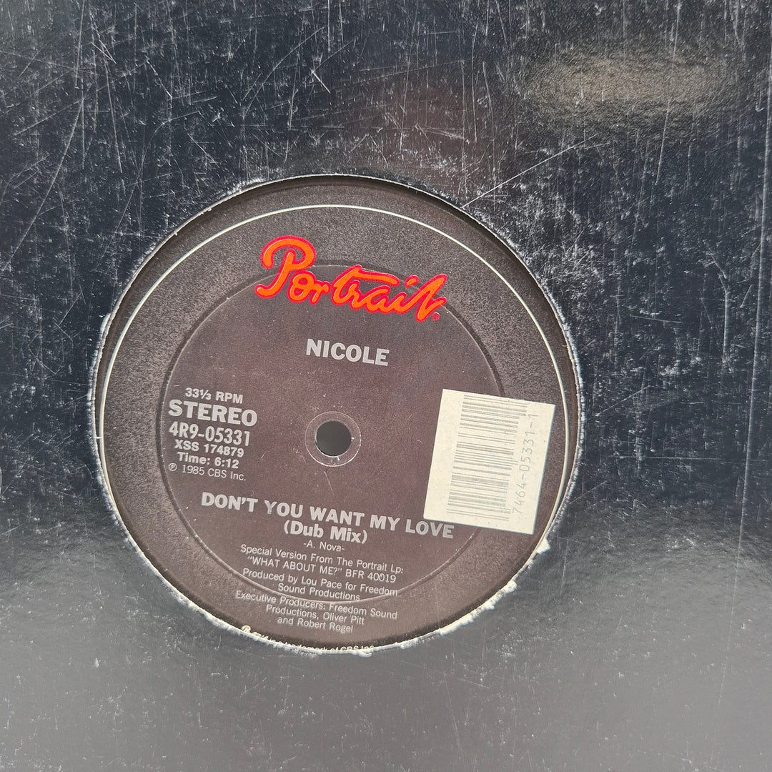 Nicole Dont You Want My Love retrovinyl