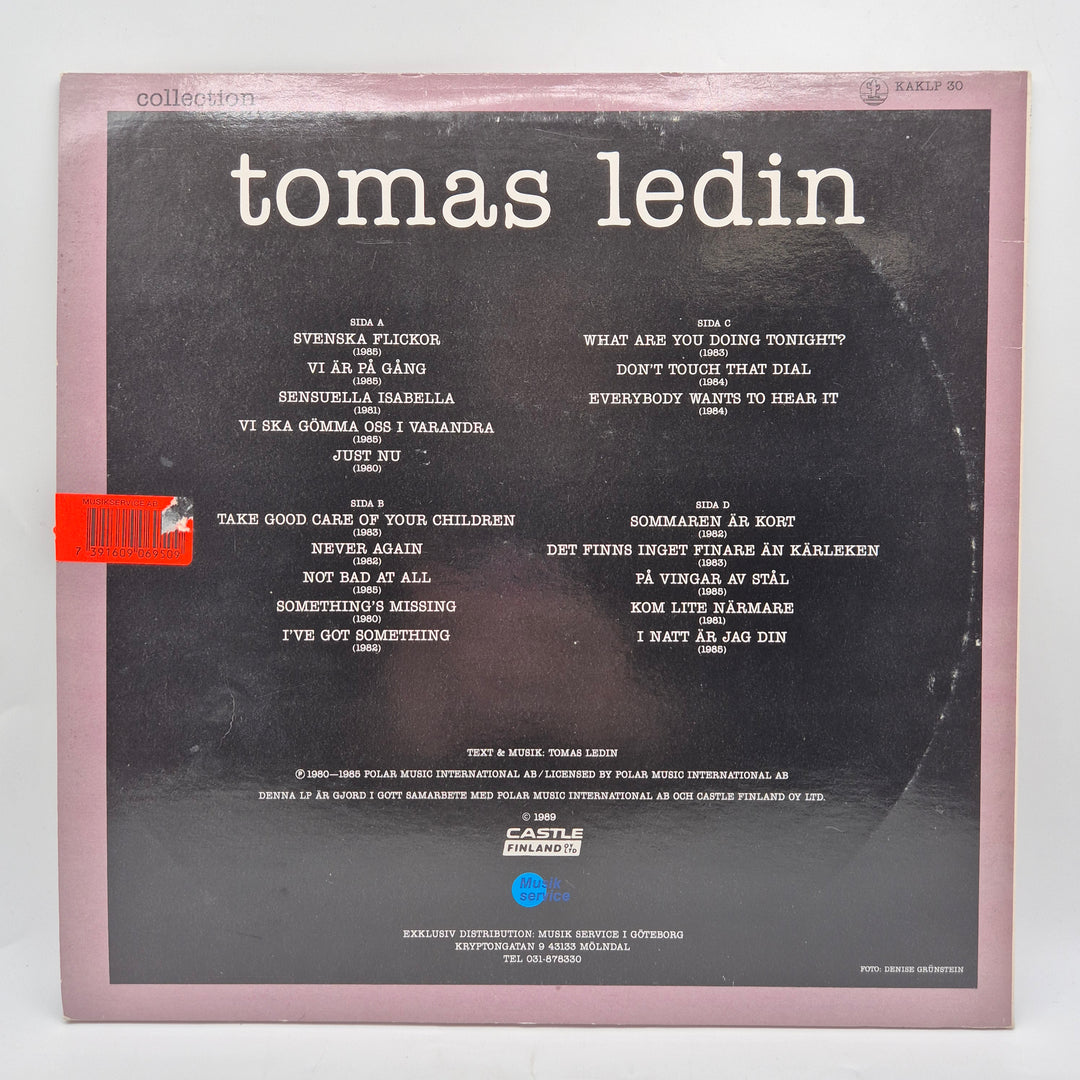 Tomas Ledin Collection Vol 2 retro dubbel LP