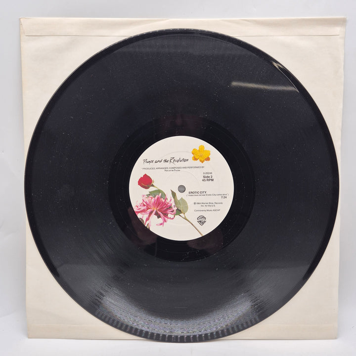 Prince and the Revolution vinylsingel Erotic City retro