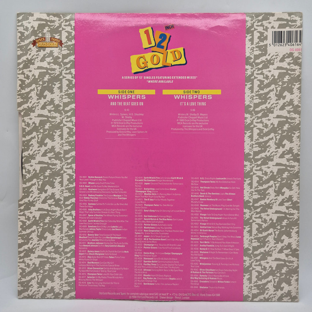 Retro 80-tals 12" vinyl The Whispers