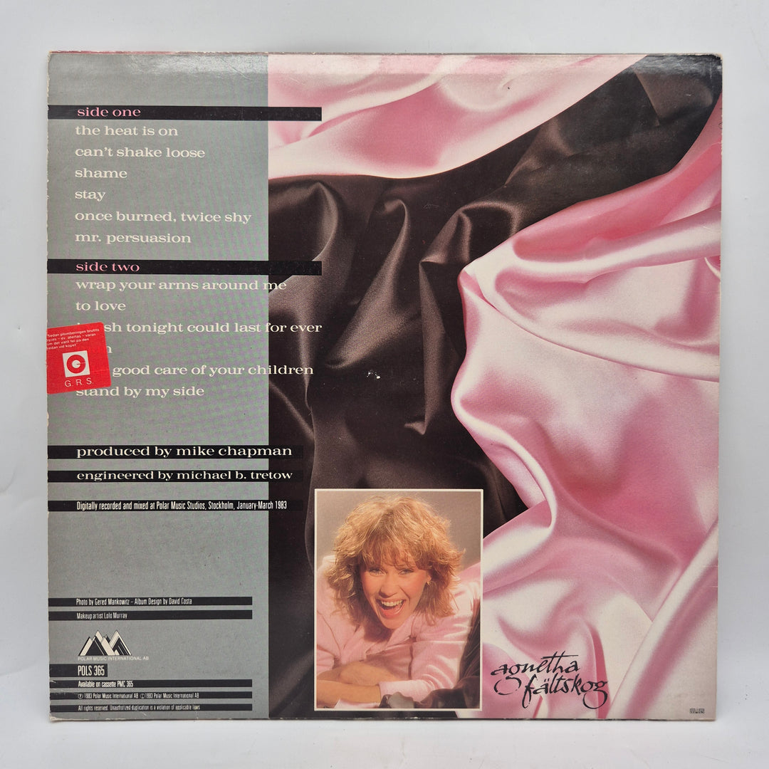 Agnetha Fältskog LP Wrap Your Arms Around Me retro