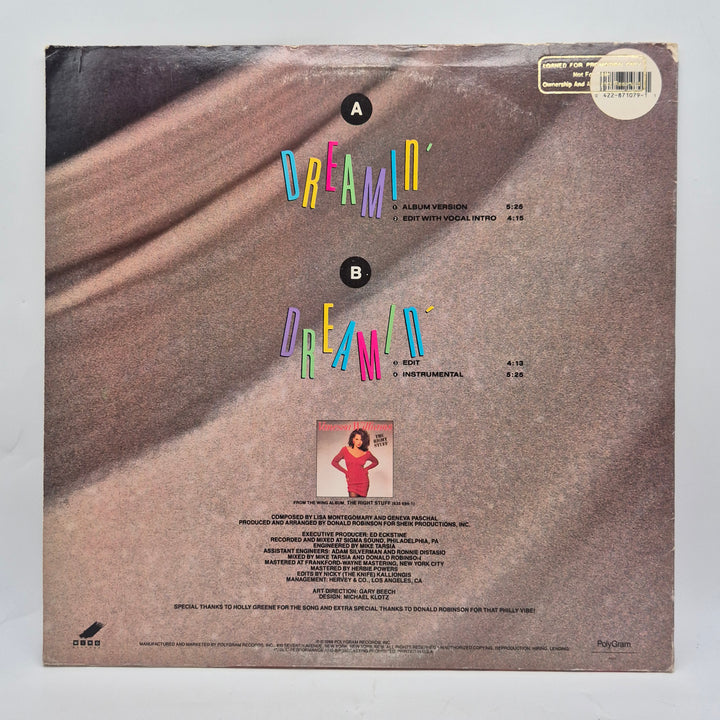 Vanessa Williams Dreamin retro 12 tums vinyl