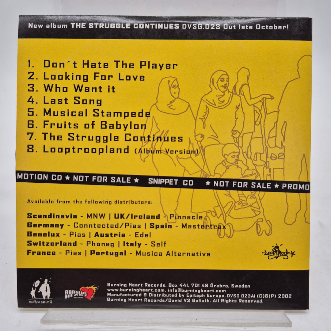 Looptroop promo CD The Struggle Continues retro