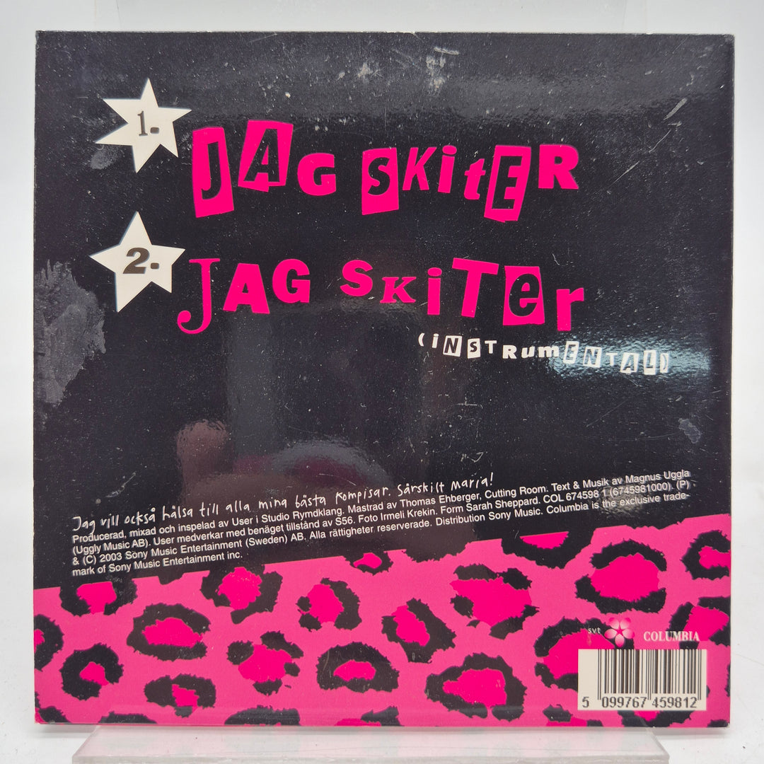 Grynet Jag skiter CD singel rosa retro