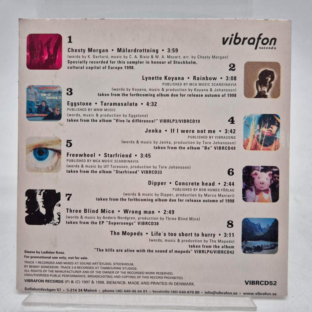 Vibraton Records promo CD sampler 1998 retro