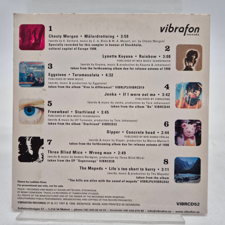 Vibraton Records promo CD sampler 1998 retro