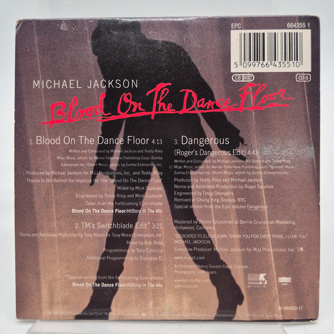 Michael Jackson CD-singel Blood On The Dance Floor retro