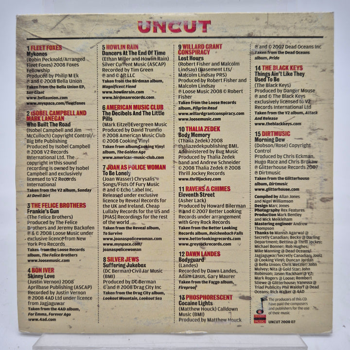 Uncut Long Time Gone CD samlingsskiva indie