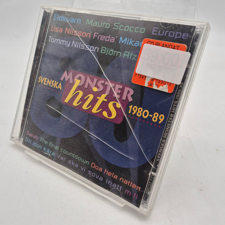 CD Svenska Monsterhits 1980–89 retro samling