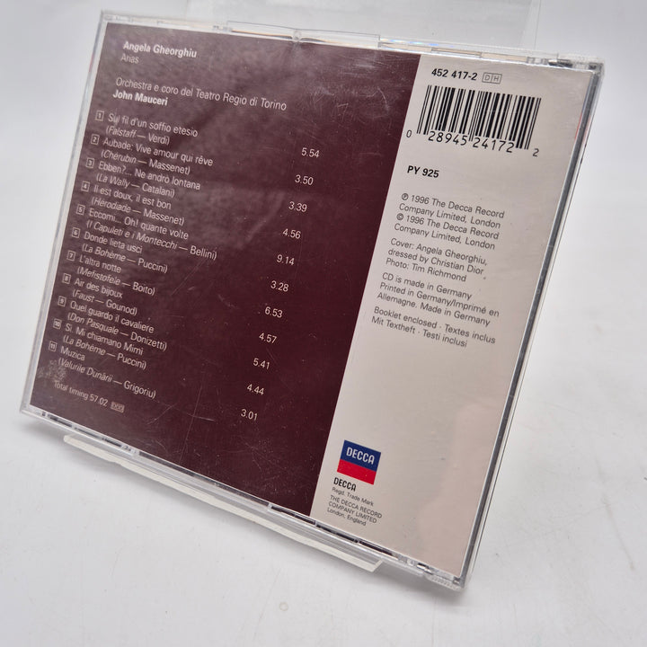 Angela Gheorghiu Arias klassisk opera CD Decca