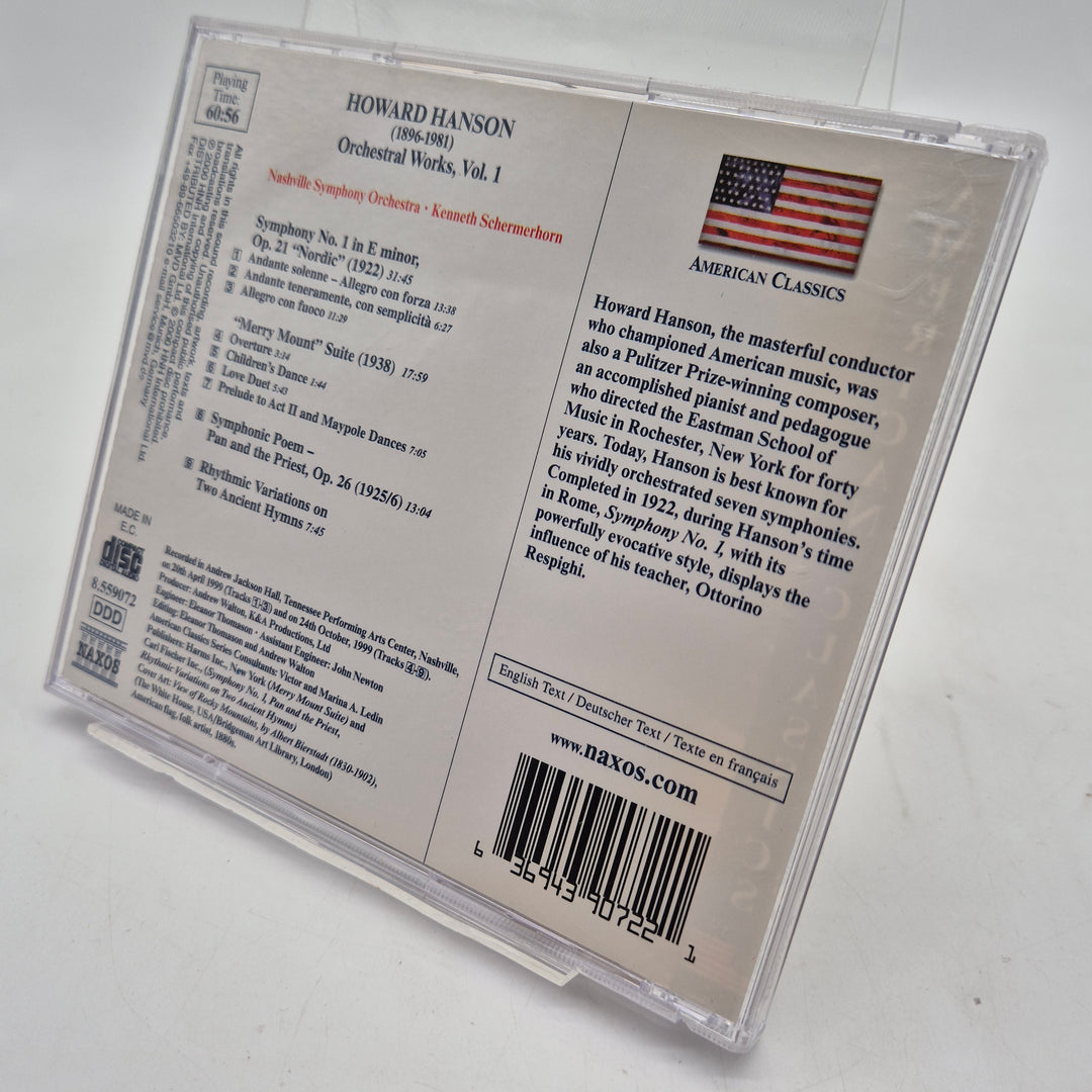 Howard Hanson Orchestral Works CD Naxos klassisk