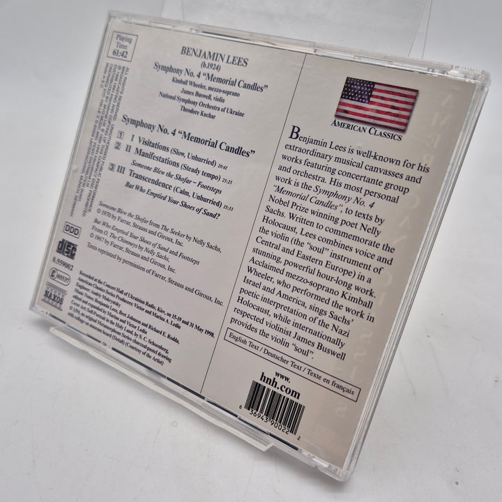 Benjamin Lees Symphony No 4 CD Naxos